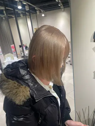 ショート ブリーチ🔥ベージュ /グレー/daikiのヘアスタイル