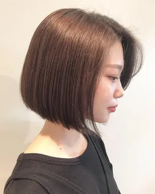ショート カラー 烏丸韓国ヘア🇰🇷 ayaka🎀のヘアスタイル