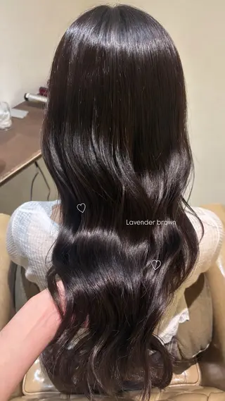 セミロング カラー なぎさ 🎀 / 透明感カラー/心斎橋のヘアスタイル