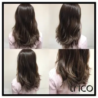 ミディアム カラー 似合わせ/ブリーチ カラー.岡田友仁のヘアスタイル