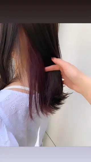 セミロング カラー 💘大人可愛く💘 Natsuki❥❥❥のヘアスタイル
