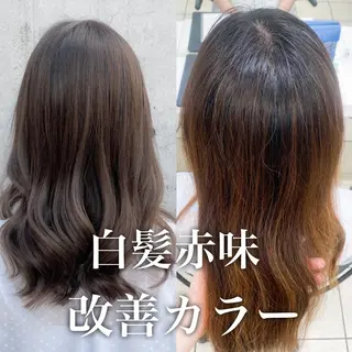 カラー 西本 由香のヘアスタイル