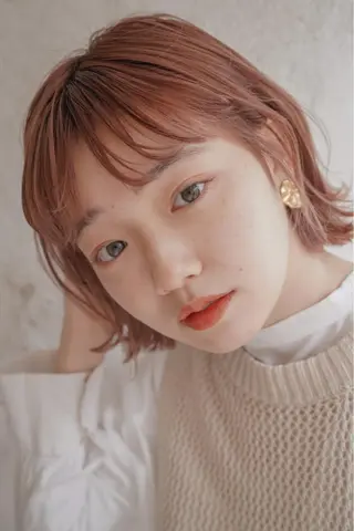ショート カラー まう/丸みショート ・ボブ特化／高円寺のヘアスタイル