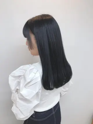 セミロング カラー SANA推し美容師 CHISA🍒のヘアスタイル