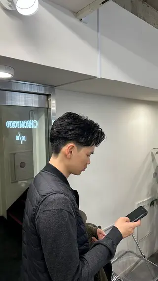 ショート パーマ メンズ 新宿No.1パーマ師 💈コウヨウ💈のヘアスタイル