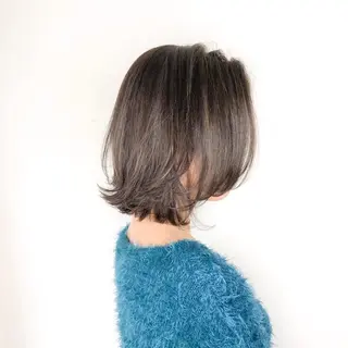 ミディアム カラーモデル募集中 美容室ハピスのヘアスタイル