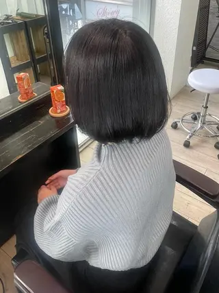 ミディアム カラー ヘアアレンジ ゆうたろう bucksのヘアスタイル