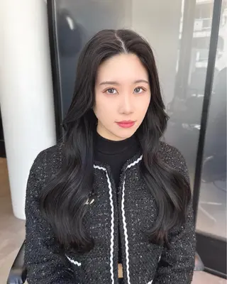 ミディアム カラー 韓国ヘア 店長NEGIのヘアスタイル