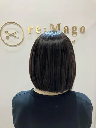 ショート カラー ヘアアレンジ キッズ 横浜関内髪質改善 re:Magoのヘアスタイル