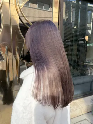 ロング カラー 似合わせベージュ 🍯ayumi🍯のヘアスタイル