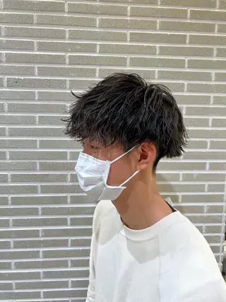 パーマ メンズ 赤本悠斗波巻きパーマ メンズパーマのヘアスタイル