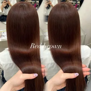 ロング カラー うる艶カラー×韓国 ヘア/Yumi🎀のヘアスタイル