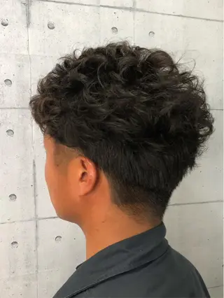 ショート パーマ メンズ 北脇 健治のヘアスタイル