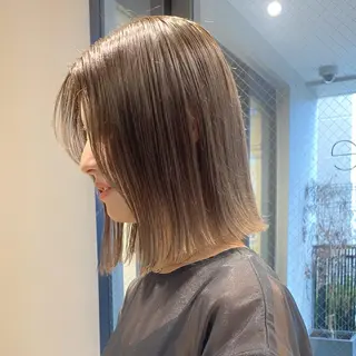 ショート カラー ボブ/ミニボブ 透明感カラーkadoのヘアスタイル
