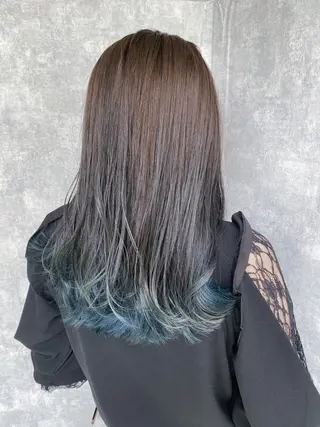 ミディアム カラー 入江 允のヘアスタイル