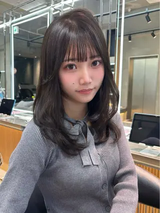 ミディアム カラー 【博多髪質改善】 吉村　清志のヘアスタイル