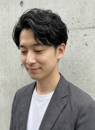 メンズ メンズパーマ/天神 大名/MIYAKEのヘアスタイル