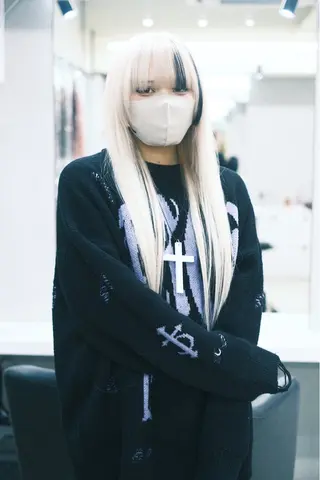 ロング カラー ヘアアレンジ T.a.g中崎町所属・個性爆弾💣 ダブルカラー/ゆかのヘアスタイル