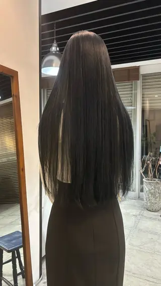 カラー ひいろ パーマ/カットモデルのヘアスタイル