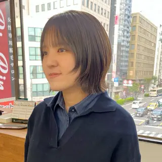 ショート カラー 初めてのショート お任せください✂️のヘアスタイル