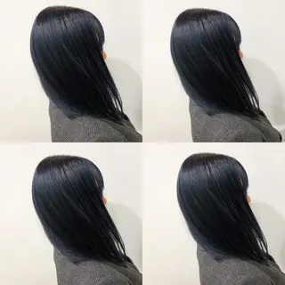 ミディアム カラー ヘアアレンジ メンズ キッズ 💟Chloe原宿店 🩶ハイトーンのヘアスタイル