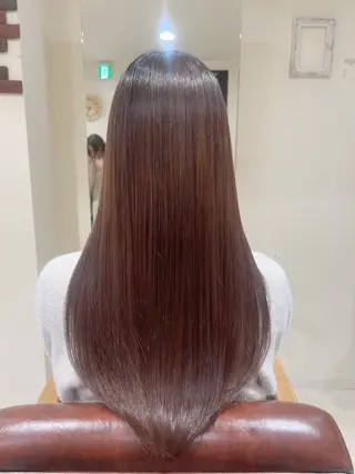 セミロング 髪質改善メニュー 長井 美佐子のヘアスタイル