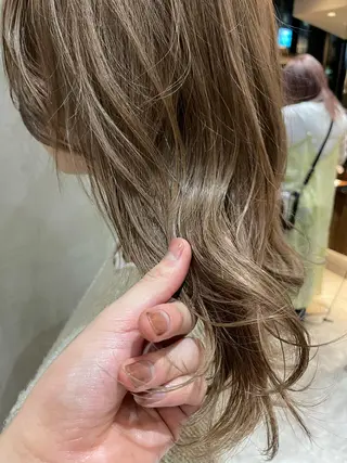 ミディアム カラー 韓国ヘア 店長NEGIのヘアスタイル