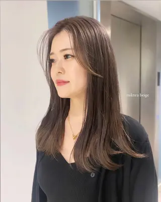 セミロング カラー マンツーマン半個室 tamuraのヘアスタイル