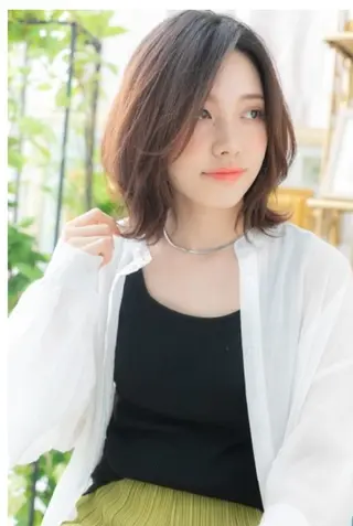 ミディアム 中野 雄介のヘアスタイル