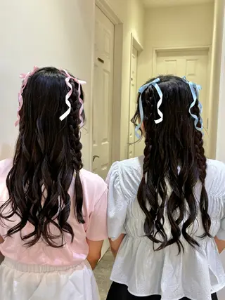🇰🇷韓国レイヤー 多幸感メイク🤍のヘアスタイル