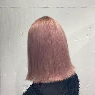 ミディアム カラー 渋谷🎨ブリーチ特化 ×エクステ🎨レンのヘアスタイル