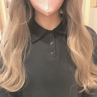 ロング カラー パーマ ヘアアレンジ 【ツヤ髪美容師】 ツダケイスケのヘアスタイル