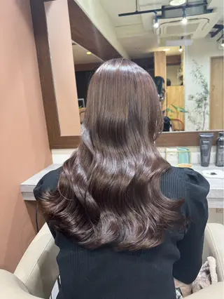 ミディアム みゆカラースパ/ モデル募集中のヘアスタイル