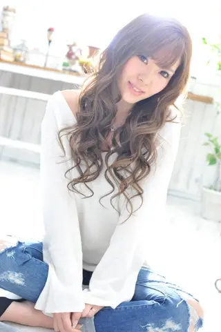 セミロング 西村 雄二/エクステのヘアスタイル