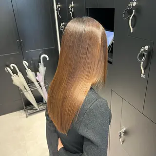 ロング 縮毛矯正　野口 恵のヘアスタイル