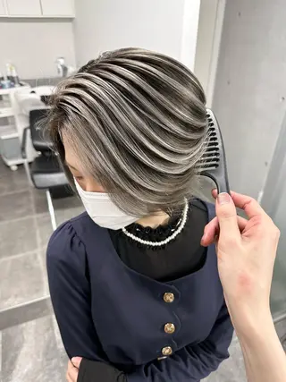 カラー 草島 友樹のヘアスタイル