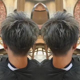 ショート カラー 重政 和樹のヘアスタイル