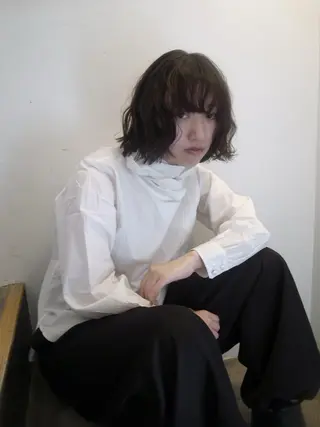 ショート カラー maki @pullnocのヘアスタイル