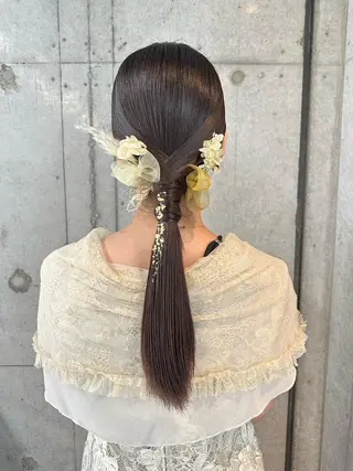 ロング ヘアアレンジ 🎀ヘアセット/艶髪 /はやしほのか🎀のヘアスタイル
