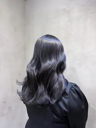 セミロング カラー ヘアアレンジ 🫧艶髪矯正 髪質改善🫧 大介のヘアスタイル
