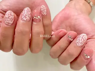 ネイル BABELバベル所属・江戸川橋✨BABEL 【バベル】大人可愛いのネイルデザイン
