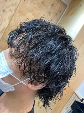 パーマ メンズ メンズブリーチカラー /パーマ ごーた立川のヘアスタイル