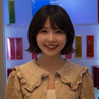 ミディアム ⭐️韓国ブリーチ 顔周りカット⭐️のヘアスタイル