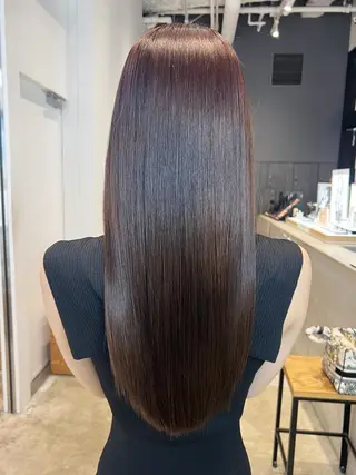 セミロング カラー ITbyALBUM 八王子店のヘアスタイル