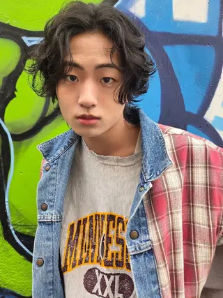 メンズ 韓国風メンズ/垢抜け /メイク男子/キャロのヘアスタイル