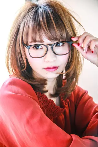 セミロング 髪質改善縮毛矯正 専門店のヘアスタイル