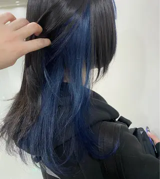 ロング カラー マンツーマン女性 美容師 奏のヘアスタイル