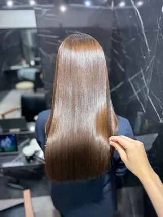 ロング JIN|乾かしただけ 美髪矯正本格髪質改善のヘアスタイル