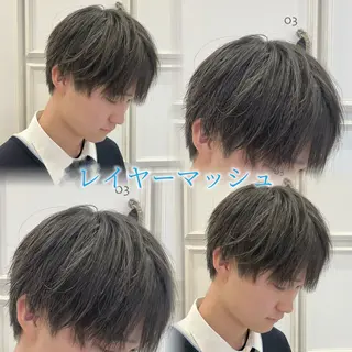 ショート メンズ 🫧艶髪/カラー/ パーマ/愛莉🫧のヘアスタイル