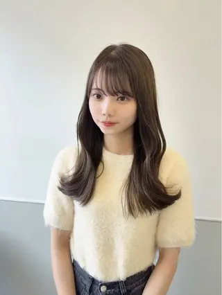 ロング カラー 韓国ヘア🇰🇷 スズキのヘアスタイル